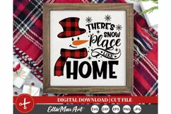 Theres snow place like home Christmas shirt svg, Christmas Product Image 2