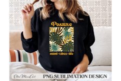 Positive mind vibes life PNG, Sublimation PNG, Inspirational Product Image 4