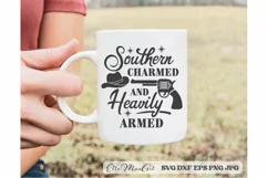 Southern charmed and heavily armed SVG, Southern SVG, Farm Product Image 3