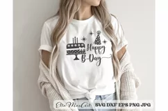 Happy B day Svg, Happy Birthday SVG, Birthday SVG, Birthday Product Image 3