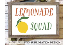 Lemonade squad PNG lemonade PNG Summer PNG Product Image 1