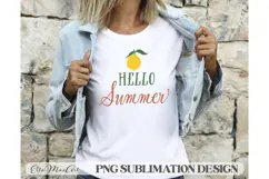 Hello summer PNG lemonade PNG Summer PNG Product Image 2