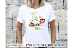 Tea is always a good idea, PNG files, Tea PNG, Tea quote PNG Product Image 2