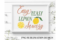 Easy peasy lemon squeezy PNG lemonade PNG Summer PNG Product Image 1