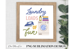 Laundry loads of fun, Laundry PNG, Washing PNG, Dry PNG Product Image 1