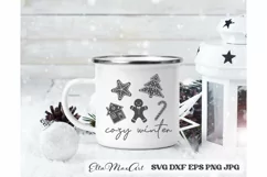 Cozy winter, Merry Christmas SVG, Christmas quote SVG, Product Image 3