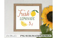 Fresh lemonade 5 cent PNG lemonade PNG Summer PNG Product Image 1