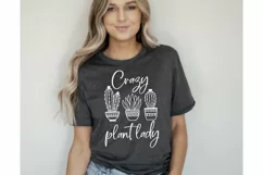Crazy plant lady SVG, Plants SVG, Succulent svg, Cactus Svg, Product Image 3