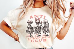Anti Valentine Club PNG, Funny Valentine&#039;s Day PNG, Product Image 2