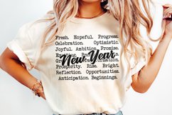 New Year Words png png, Cozy Sweaters, Winter tshirt design Product Image 2