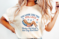 Funny 4th of July png, Cute Hot Dog png, Funny USA PNG, 4th Product Image 2