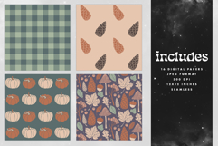 16 Cozy Fall Seamless Patterns Product Image 2