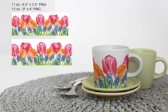 Spring Mugs Sublimation Designs PNG, 11 & 15oz mug Product Image 2