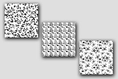 Black &amp; White Floral V04 Seamless Patterns Collection Product Image 6