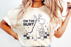 Cute Dinosaur Easter Png, Kids Easter Bunny Png, Boys Girls Product Image 2