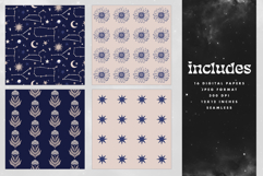 16 Navy &amp; Cream Seamless Patterns Product Image 2