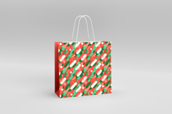 4 Abstract Christmas Seamless Patterns, Xmas Digital Paper Product Image 2