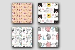 Cat Floral V03 Seamless Patterns Collection Product Image 10