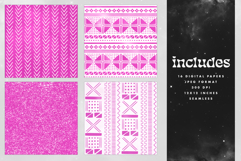 16 Pink Bogolan Seamless Patterns Product Image 2