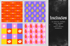 16 Neon Sunset Seamless Patterns Product Image 2