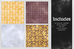 16 Summer Watercolor Seamless Patterns Product Image 2