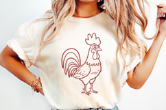 Crazy Chicken PNG, Rooster Clipart, Funny Rooster png, Bird Product Image 2