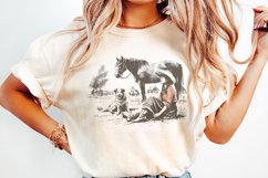 Retro Cowgirl PNG, Western Wild West Digital Download, Product Image 2