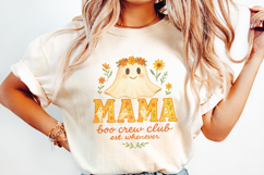 Mama Boo Crew Club PNG, Cute Ghost Mama PNG, Spooky Product Image 2