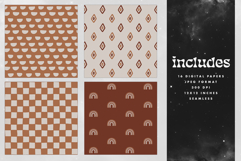 16 Terracotta &amp; Ivory Seamless Patterns Product Image 2