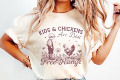 Free Range Farm Kid Design, Homestead PNG, Vintage Farm Product Image 2
