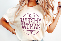 Witchy Woman PNG, Mystical Boho Halloween PNG, Retro Witchy Product Image 2