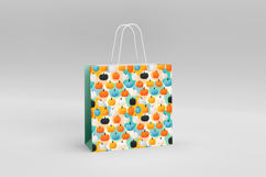 4 Creepy Cute Colorful Halloween Seamless Patterns PNG Product Image 2
