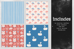 Blush Coquette Seamless Patterns - 16 JPEG Patterns Product Image 2