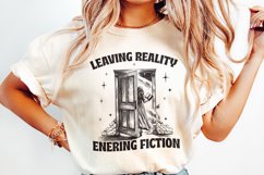 Leaving Reality Entering Fiction PNG, Bookish png PNG, Product Image 2