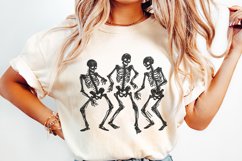 Dancing Skeletons PNG, Funny Skeleton Clipart, Gothic Product Image 2