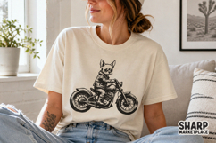 Vintage Chihuahua Riding Motorcycle, Trendy Png, Shirt Png, Product Image 2