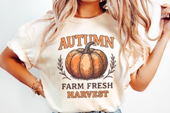 Autumn Farm Fresh Harvest PNG, Pumpkin Digital Download, Product Image 2