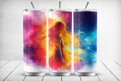 4 Fire Girls Tumbler Wraps Sublimation Design, 20 oz Product Image 3