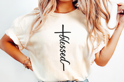 Blessed Cross PNG, Blessed Christian Shirt PNG, Product Image 2