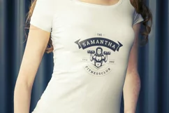Fitness club athletic woman logotype Product Image 2