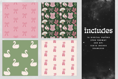 Rose Coquette Seamless Patterns - 16 JPEG Patterns Product Image 2