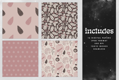 16 Holiday Blush Seamless Patterns Product Image 2