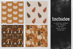 16 Terracotta Autumn Seamless Patterns Product Image 2