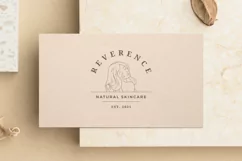 Long hair woman portrait beauty logo Product Image 1