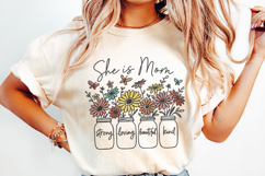 She is Mom Bundle PNG, Mom Life, Mother&#039;s Day, Retro Mama Product Image 2