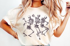 Dancing Skeletons PNG, Funny Skeleton Design, Spooky Product Image 2