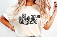 Cooler Than Cupid PNG, Valentines Day Digital File, Retro Product Image 2