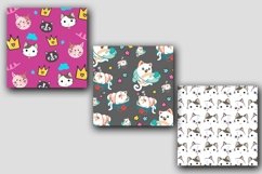 Cat Floral V02 Seamless Patterns Collection Product Image 7