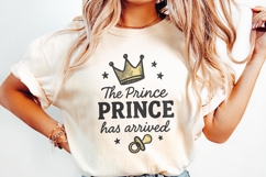 The Prince Prince Has Arrived PNG, Baby Boy Digital Product Image 2