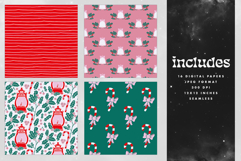 16 Peppermint Holiday Seamless Patterns Product Image 2